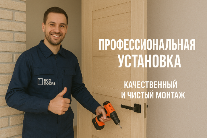 Установка межкомнатных дверей